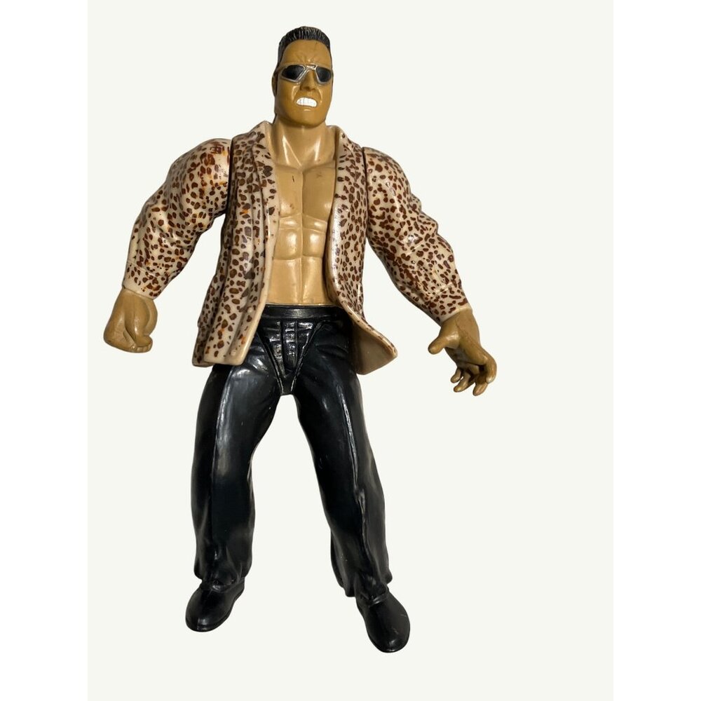 WWF DWAYNE THE ROCK JOHNSON ACTION FIGURE JAKKS 1998 WWE